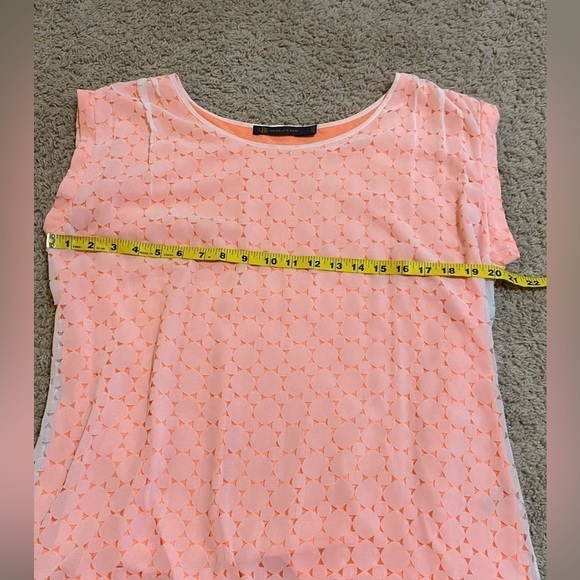 OUTBACK Red Women Pink Short Sleeve Blouse Size L - Picture 7 of 7